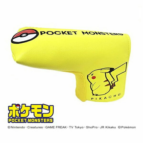 乐天商城 - 【ゴルフ感謝祭エントリーでP3倍】ポケットモンスター ヘッドカバー パター用 ピンタイプ PMPT001 ピカチュウ Linx リンクス