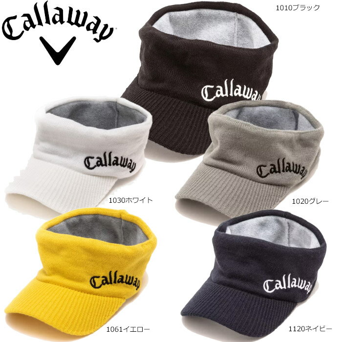 Callaway C23291117 キャロウェイ メンズ ロゴ刺繍ニットバイザー 日本仕様