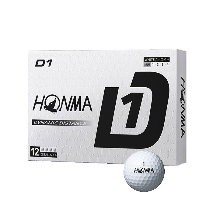 【まとめ買いでお得 5ダースセット】HONMA 2024 D1 ボール 5ダースセット 本間ゴルフ