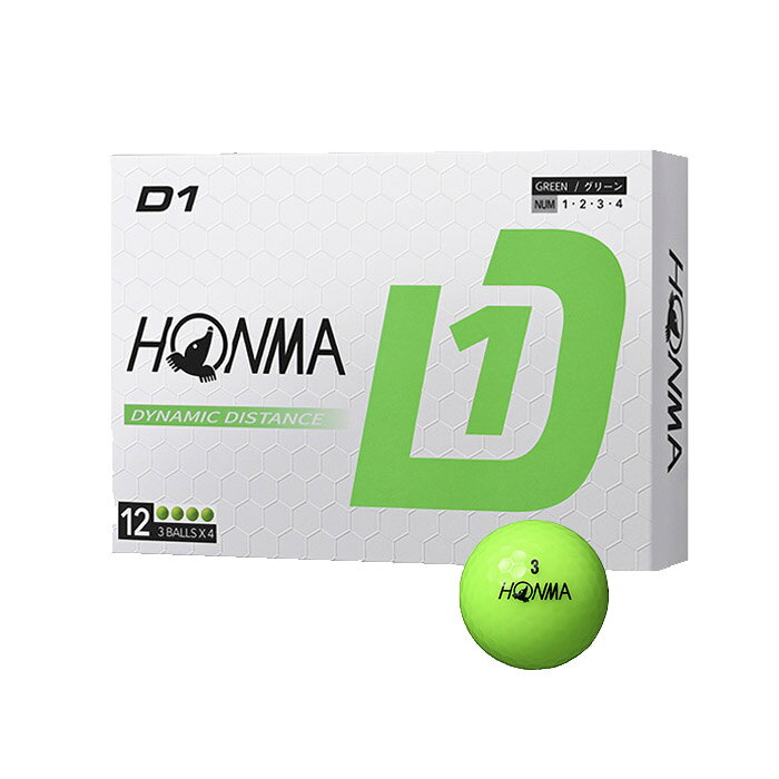 【まとめ買いでお得 5ダースセット】HONMA 2024 D1 ボール 5ダースセット 本間ゴルフ