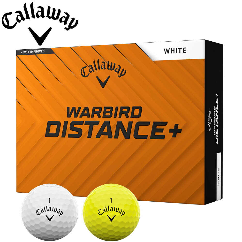 乐天商城 - 【ゆうパケットパフ配送】キャロウェイ 2025 ウォーバード ディスタンスプラス ボール Callaway WARBIRD DISTANCE+ 1ダース 日本仕様