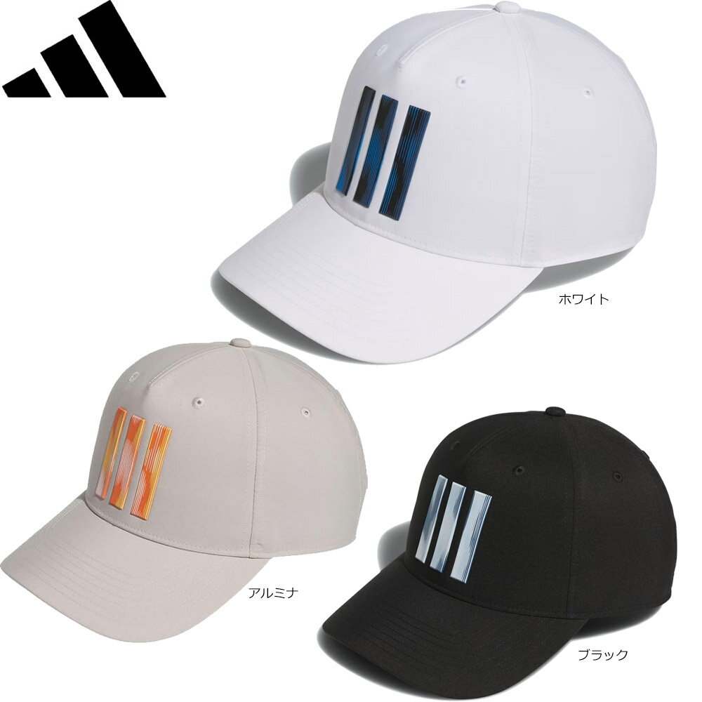 【全品P3倍エントリー必要】adidas VC407 スリーストライプス ツアー プリント キャップ アディダス クライマクール