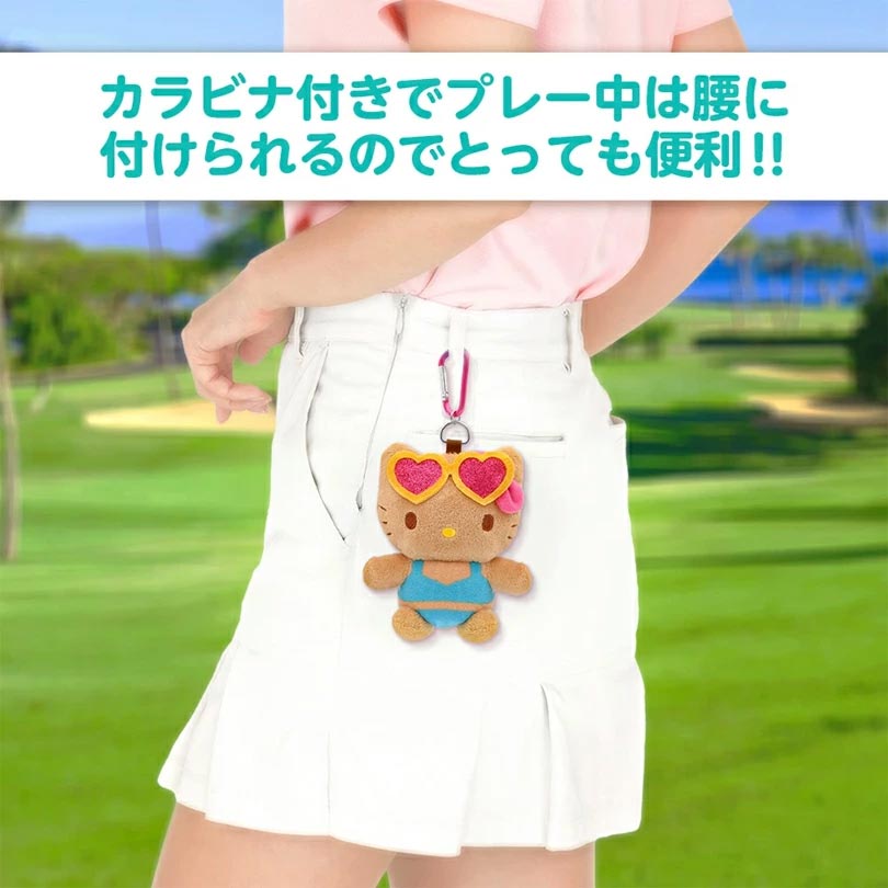 【ゴルフ感謝祭エントリーでP3倍】ハローキティ 日焼け ボールポーチ ゴルフ ボー...