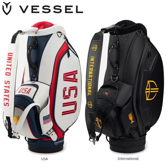 VESSEL 2022 Presidents Cup Staff プレジデンツカップ スタッフバッグ キャディバッグ 日本正規品