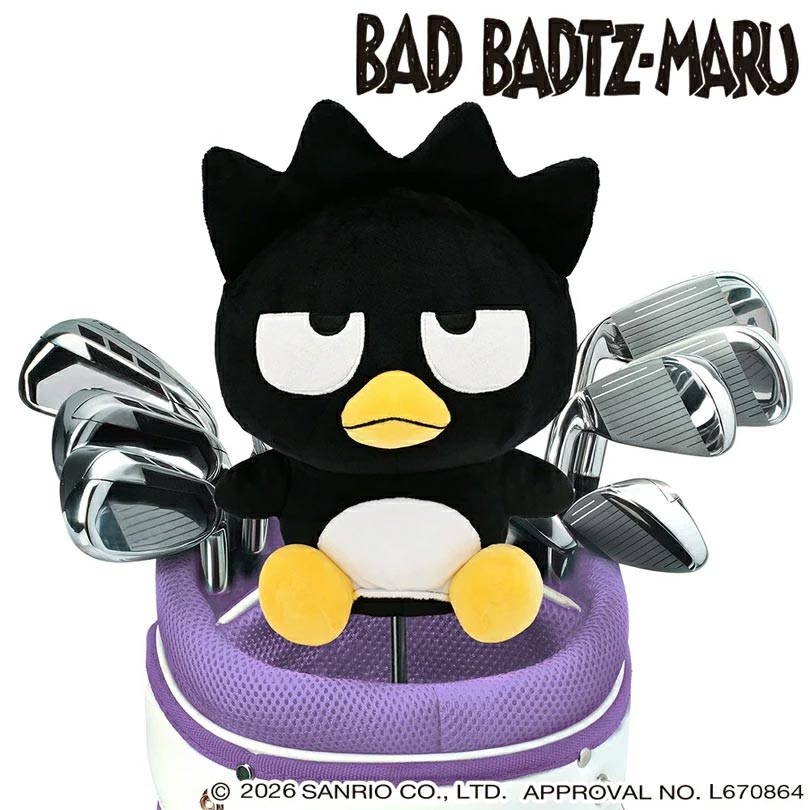 Driver - バッドばつ丸 ヘッドカバー ドライバー用 XOHD001 DR用 サンリオ SANRIO BAD BADTZ-MARU