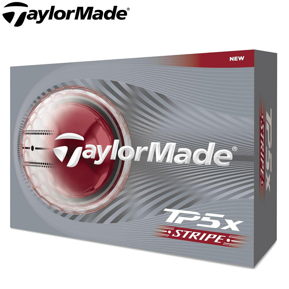 乐天商城 - 【ゆうパケットパフ配送】Taylormade テーラーメイド 2026 TP5x STRIPE ストライプ ボール 1ダース 日本仕様 TM26