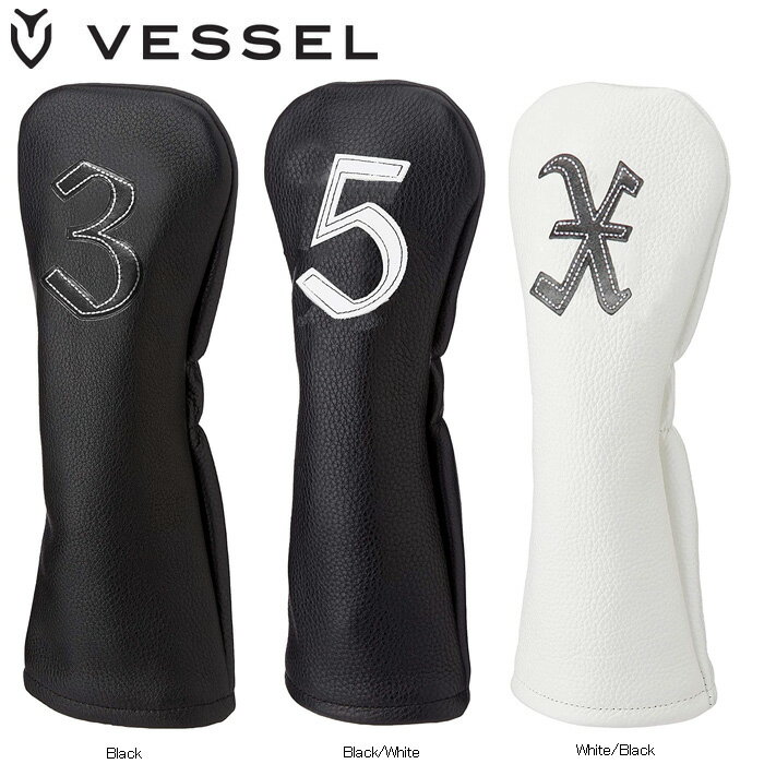 VESSEL Genuine Leather Head Cover HC3117 ٥ ŷ FW إåɥС եå