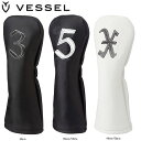 VESSEL Genuine Leather Head Cover ベゼル 天然皮革 UT用 ヘッドカバー ユーティリティー用