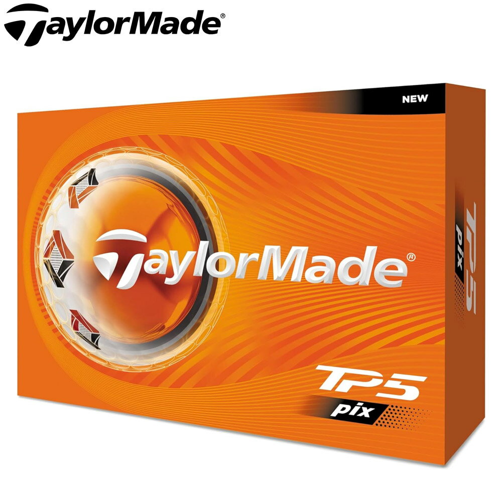 【3/4-11はエントリーで全品P4倍】Taylormade テーラーメイド 2026 TP5 pix ボール 1ダース 日本仕様 TM26