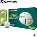 2022年モデル テーラーメイド ツアー レスポンス ボール Taylormade TOUR RESPONSE ホワイト 1ダース12球入り