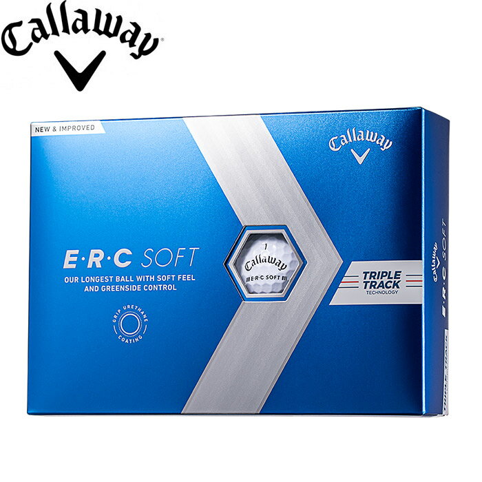 キャロウェイ ERC SOFT ソフト トリプル トラック ボール ホワイト 2023 1ダース 日本正規品 Callaway E R C SOFT TRIPLE TRACK