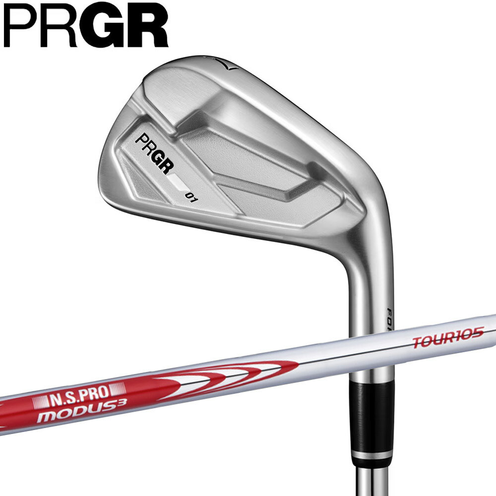 乐天商城 - 【ゴルフ感謝祭エントリーでP3倍】2026 PRGR 01 アイアン 6-PWセット N.S.PRO MODUS3 TOUR 105装着モデル 日本仕様 プロギア