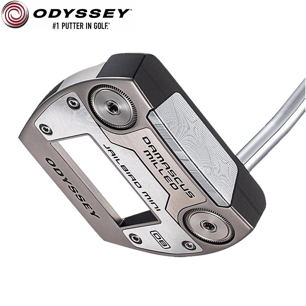 ODYSSEY DAMASCUS MILLED JAILBIRD MINI DBパター 34インチ オデッセイ ダマスカス ミルド ジェイルバードミニ ダブルベンド