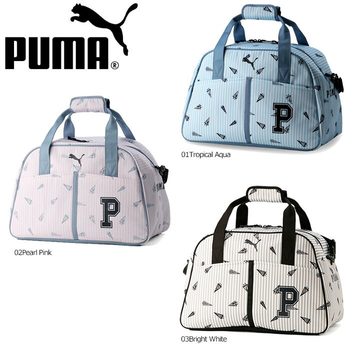 PUMA 090092 プーマ ゴルフ フラッグ グラフィック ボストンバッグ 日本正規品 PUMA GOLF