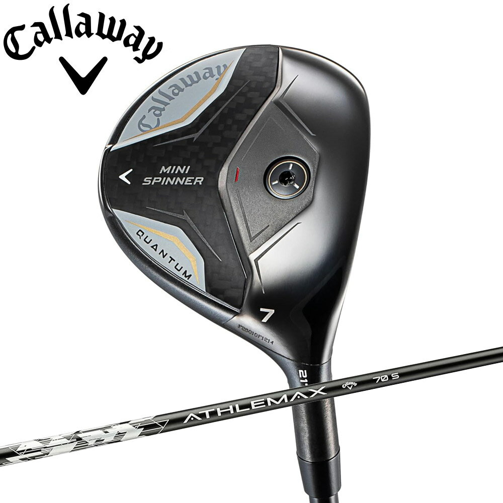 樂天商城 - Callaway QUANTUM MINI SPINNERフェアウェイウッド キャロウェイ クァンタム ミニ スピナー FW ATHLEMAXシャフト