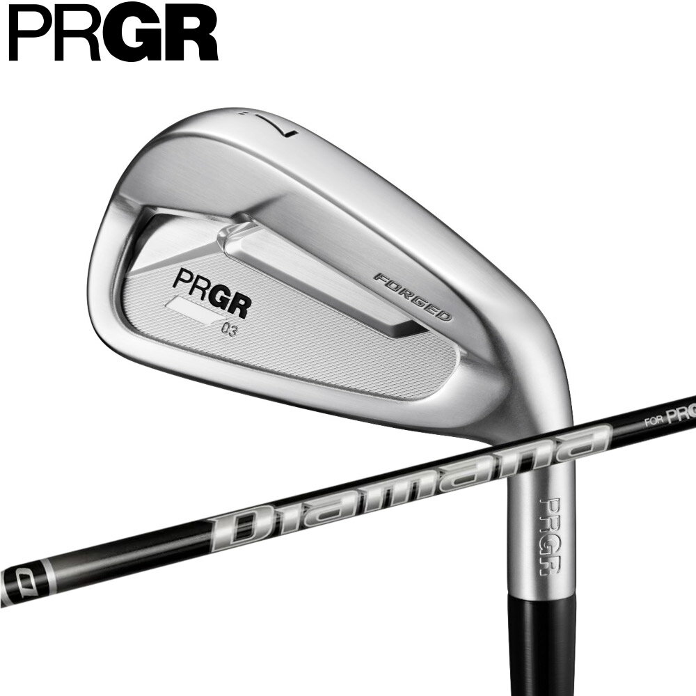 【3/11 1:59まではエントリーで全品P4倍 3/11 2時～全品P3倍】PRGR 03 アイアン Diamana M For PRGR 7-AW/5本セットプロギア 2025