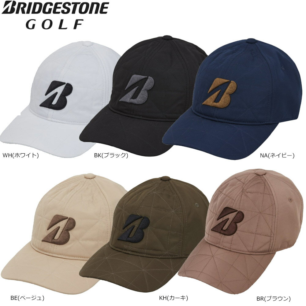 BRIDGESTONE GOLF ブリヂストン ゴルフ カーキ キャップ 帽子② 25年春夏 限定プロモデルキャップ(F WH（ホワイト）): アパレル