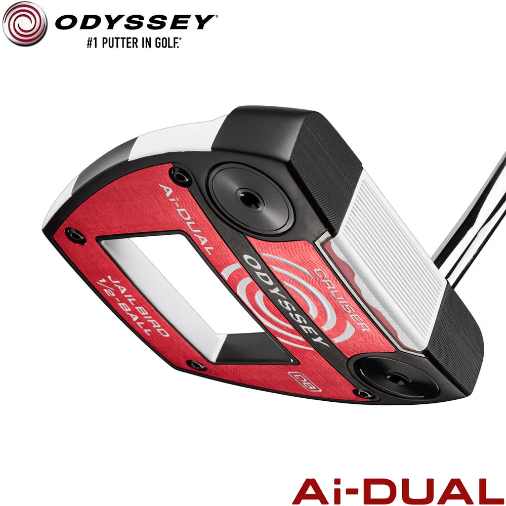 【3/4-11はエントリーで全品P4倍】【数量限定】ODYSSEY Ai-DUAL 1/2-BALL CRUISER JAILBIRD DB パター オデッセイ エーアイ デュアル クルーザー ジェイルバード