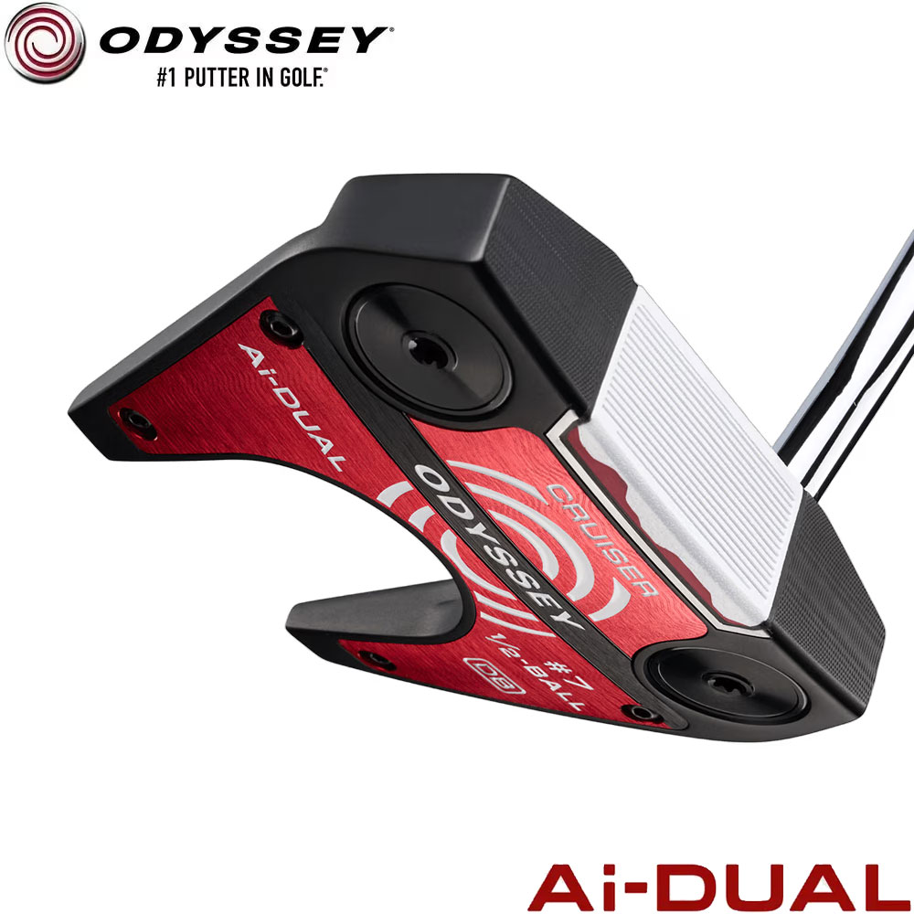 【3/4-11はエントリーで全品P4倍】【数量限定】ODYSSEY Ai-DUAL 1/2-BALL CRUISER #7 DBパター オデッセイ エーアイ デュアル クルーザー