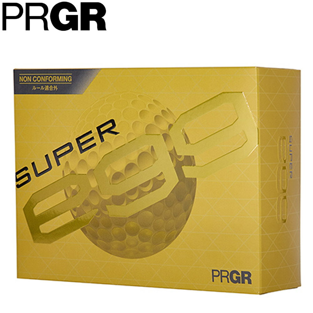 樂天商城 - PRGR 2026 SUPER egg スーパーエッグ ホワイト 1ダース 12球入 2026年モデル