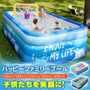 【2025最新型】プール ファミリープール 『子供たちを笑顔にするハッピーファミリープール』 PVC素材 暑さ対策 折り畳み収納 自宅 マンション 水遊 海水浴...