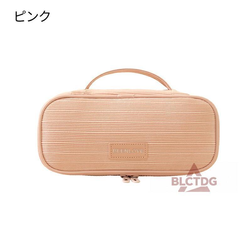 ポーチ コスメポーチ 化粧ポーチ 機能的 大容量 メイクポーチ コンパクト シンプル かわいい ブラシ入れ 仕切り メイク ブラシ 収納 ケース ガジェットポーチ teishiyo-10004377 テシヨハウス サンプル画像3