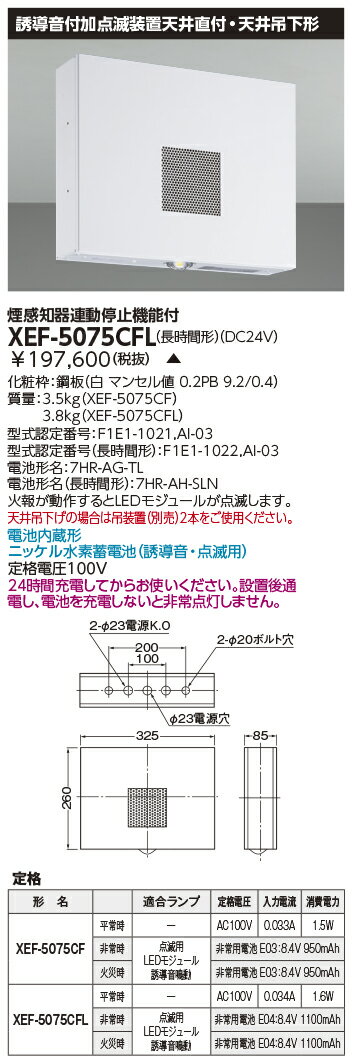  XEF-5075CFLղǷξͶƳ (XEF5075CFL)