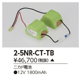 東芝ライテック (TOSHIBA) 誘導灯・非常照明器具用バッテリー 2-5NR-CT-TB 【25NRCTTB】