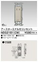 東芝 NDG2181(CW) (NDG2181CW) ET付コンセント 大箱 (50個入りセット) 受注生産