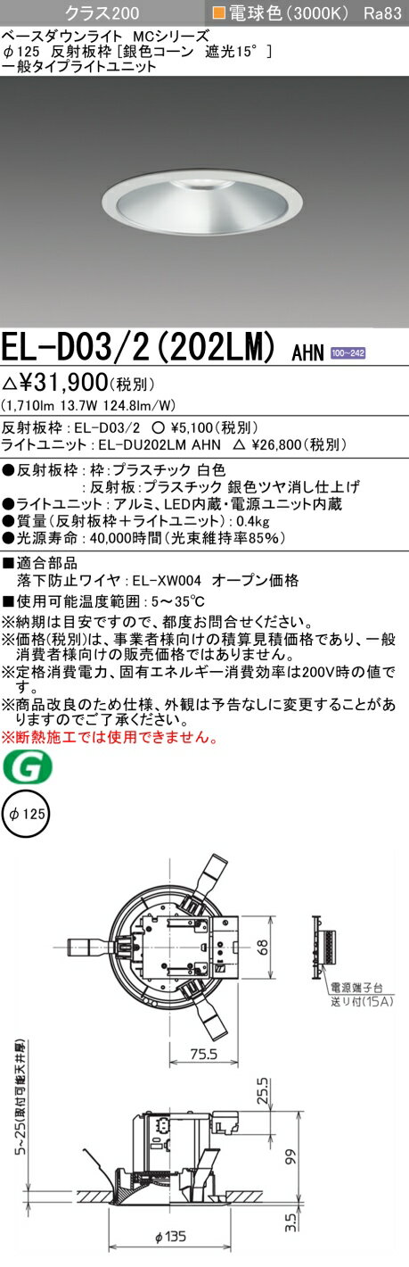  ɩ EL-D03/2(202LM) AHN 125 LED饤 ȿ ʶ俧׸15  ŵ忧 ...