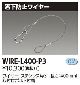 WIRE-L400-P3 （WIREL400P3） 落下防止ワイヤーLED部品 受注生産品