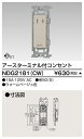 東芝 NDG2181(CW) (NDG2181CW) ET付コンセント 大箱 (50個入りセット) 受注生産