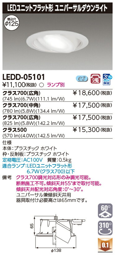 LED LEDD-05101 LED˥åȥեåȷ饤 ˥С󷹼ŷ 125  LEDD05101