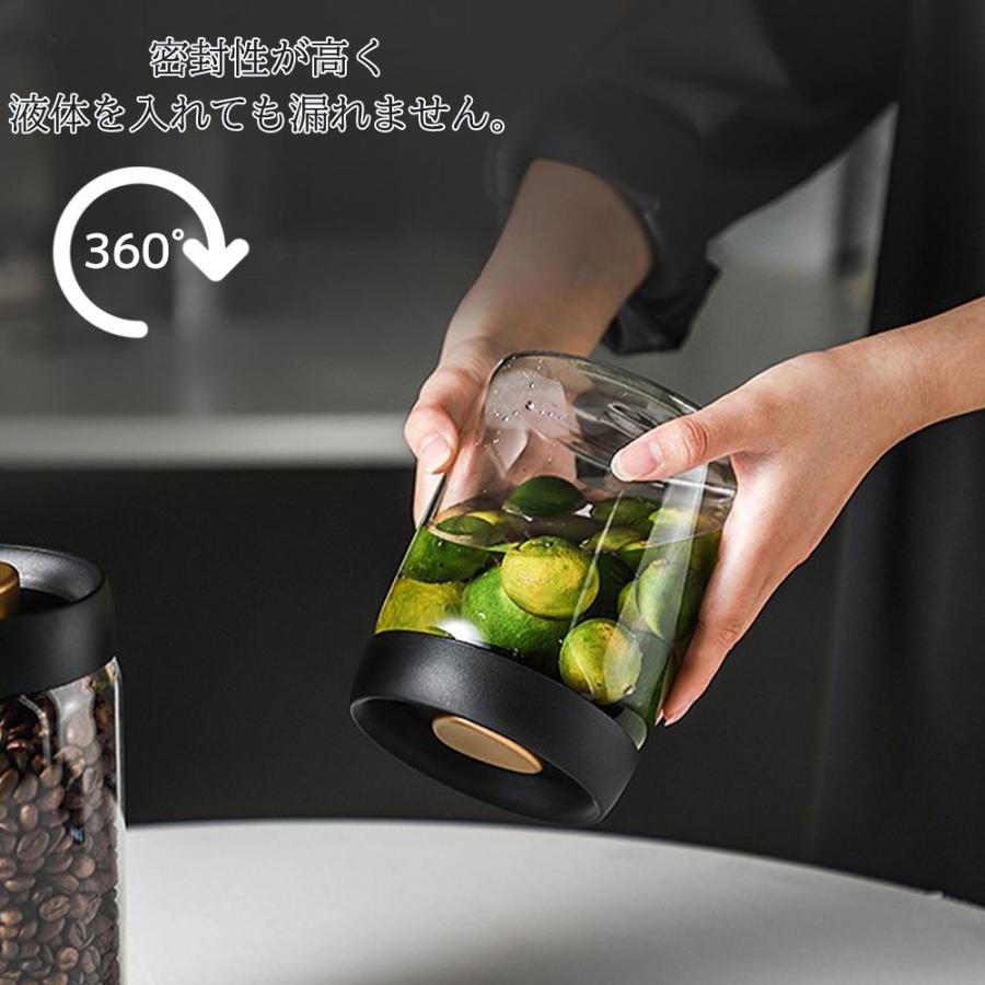 【〜22日最大P5倍+100円OFF】【2個セット】真空 保存容器 コーヒー豆収納 豆収納 4サイズ 真空容器 フードストッカー 500ml 900ml 1200ml 1800ml コーヒー豆 乾物 ペットフード 梅雨対策 漬物 密封 tekarimashop-10007728 テカリマ商店 サンプル画像3