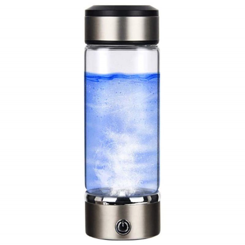 水素発生器 携帯 水素水生成器 家庭用 水素水 高濃度 携帯型 磁気吸着充電式 水素水ボトル 2000PPB 一台三役 350ML 冷水/温水通用 ボトル式電解水機 水素発生器カップ 電解次亜水生成器