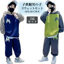 韓国子供服 男の子 男の子 秋服 2点セット 長袖 子供服 キッズ スウェット セットアップ パーカー ジャージ スポーツウェア 春秋冬 韓国服 おしゃれ カジュアル110~170cm