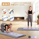【全商品適応5%OFF】ホームジム用自動リバウンド付き折りたたみ式腹筋マシン 膝パッド付きコア&腹筋筋力トレーニング器具 腹筋コアトレーナー&プッシュアップボー...