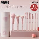 【母の日特典50円OFF】日本限定色貴族ピンク 開店限定価格 送料無料 【メイクアドバイザー監修】メイクブラシ 11本セット ケース メイクブラシセット 化粧ポ...