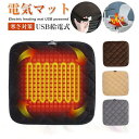 【P2倍&最大2000円OFF】電気マット ホットマット 発熱マット 電熱マット 車載加熱座布団 加熱パッド usb給電式 ミニ電気カーペット 温座 ホットクッ...