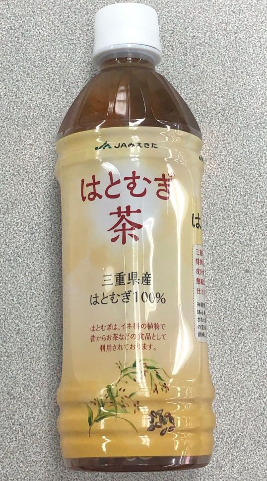 国産・・いえいえ三重県産はとむぎ茶ペットボトル、三重県いなべ産100％使用500ml×24本入