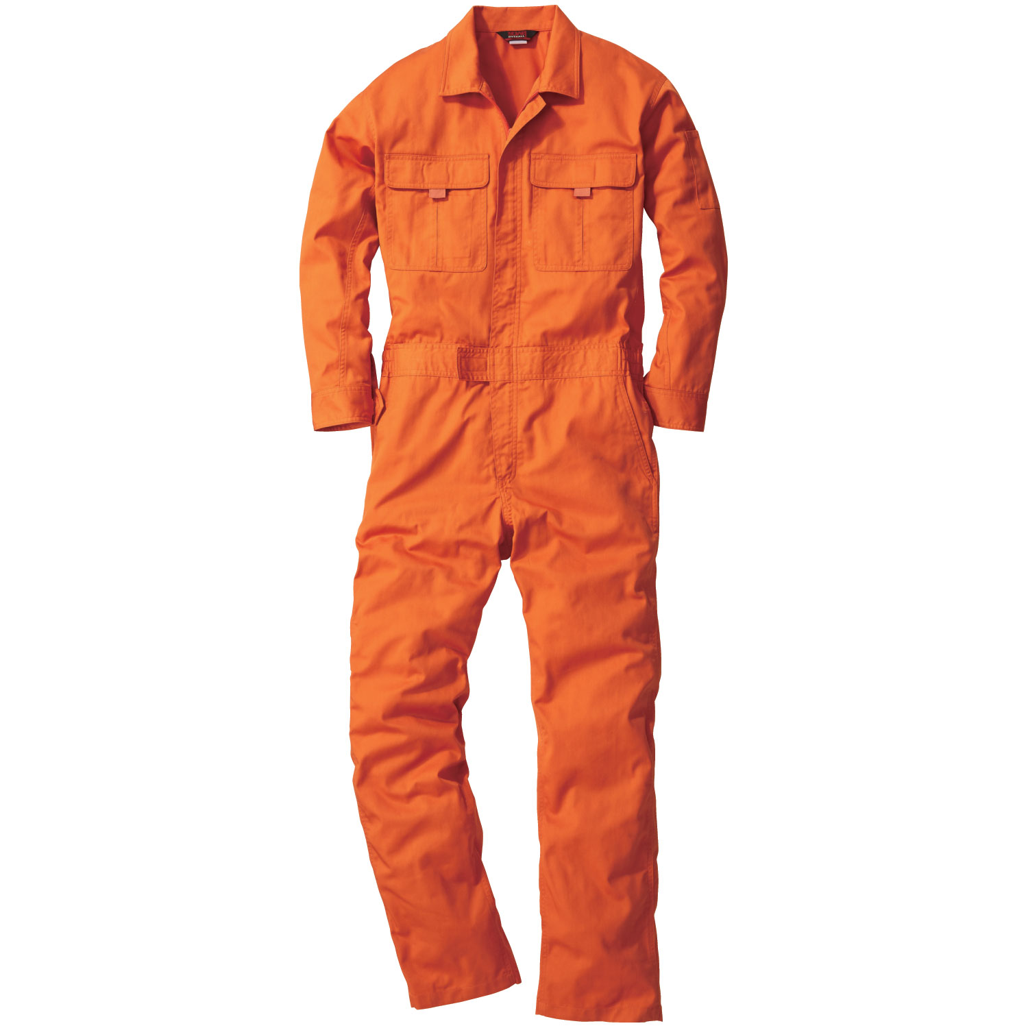 桑和 メンズ レディース オールシーズン素材 長袖ツナギ服 オーバーオール 続服9300 オレンジ