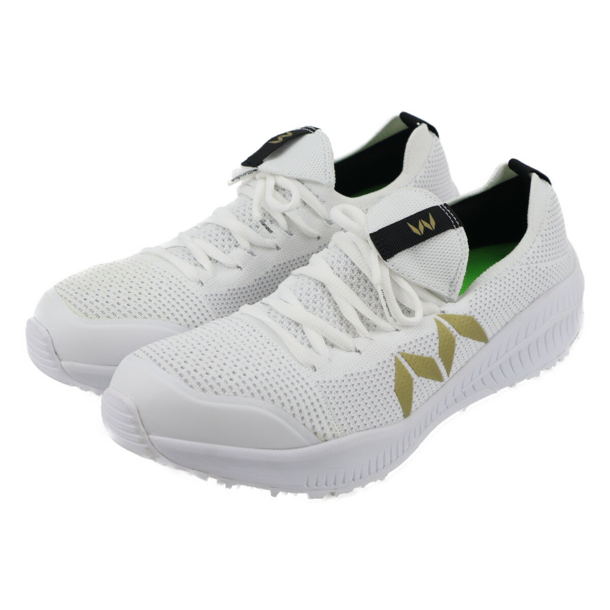 丸五 マンダムニットSOC201 メンズ 男性 紳士 安全靴 ローカットタイプ ニット 素材 作業靴 セーフティーシューズ 先芯入り 鋼製 MANDOM ホワイト