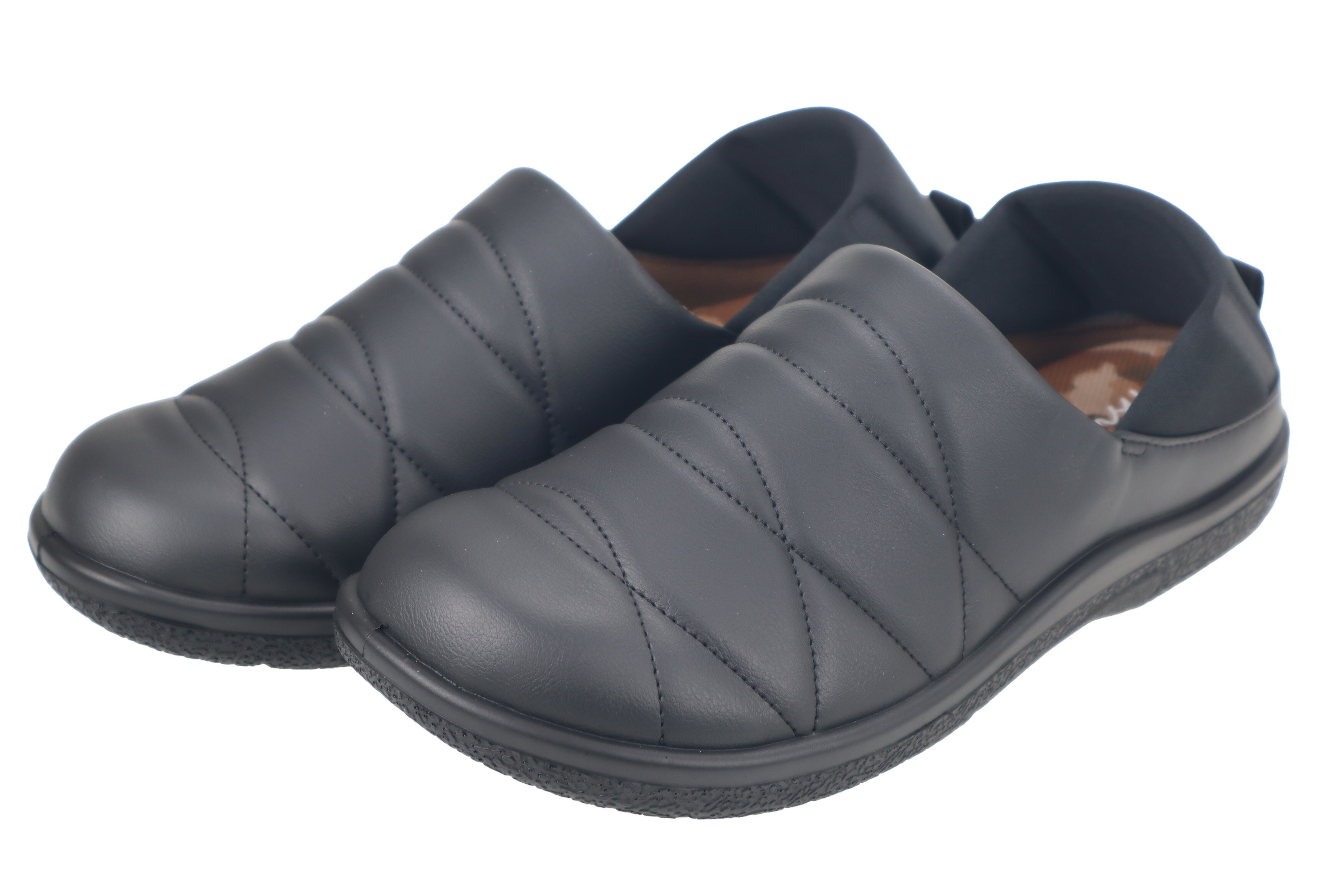 楽天てくてく　楽天市場店【2025秋冬新商品】Pansy パンジー 6855 ブラック 2Way サンダル スリッポン カカト踏み 婦人 女性用 レディースサンダル