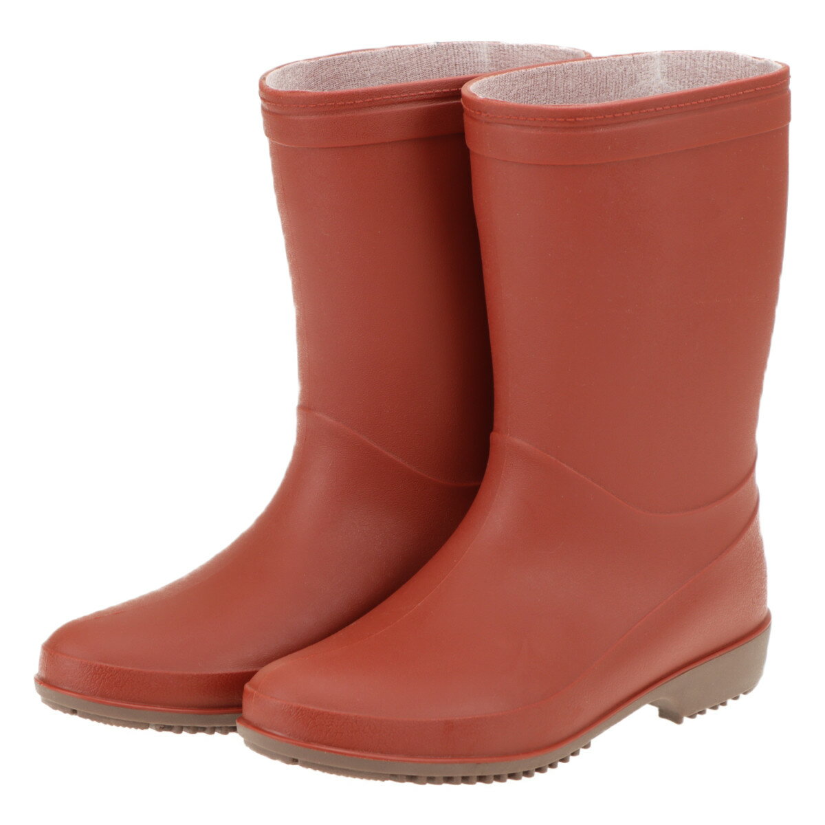 阪神素地 LB 8419 ワイン やわらかい履き心地のレインブーツ インジェクション 軽量設計 ワークブーツ 作業用 農作業 レディース