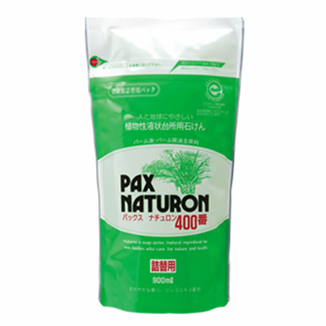 パックスナチュロン 400番台所用石けん液 900ml 〔詰替用〕