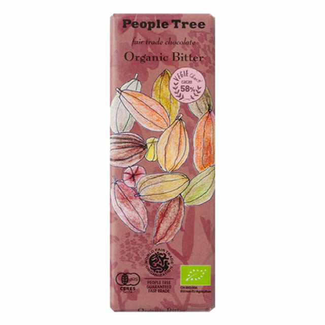 ピープルツリー フェアトレードチョコレート オーガニック・ビター 50g