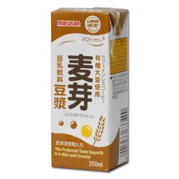 マルサン 麦芽豆漿カフェインレスコーヒー200ml