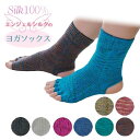 【夏季限定】大法紡績 エンジェルシルクのヨガソックス 〔22-25cm〕 【メール便可】☆