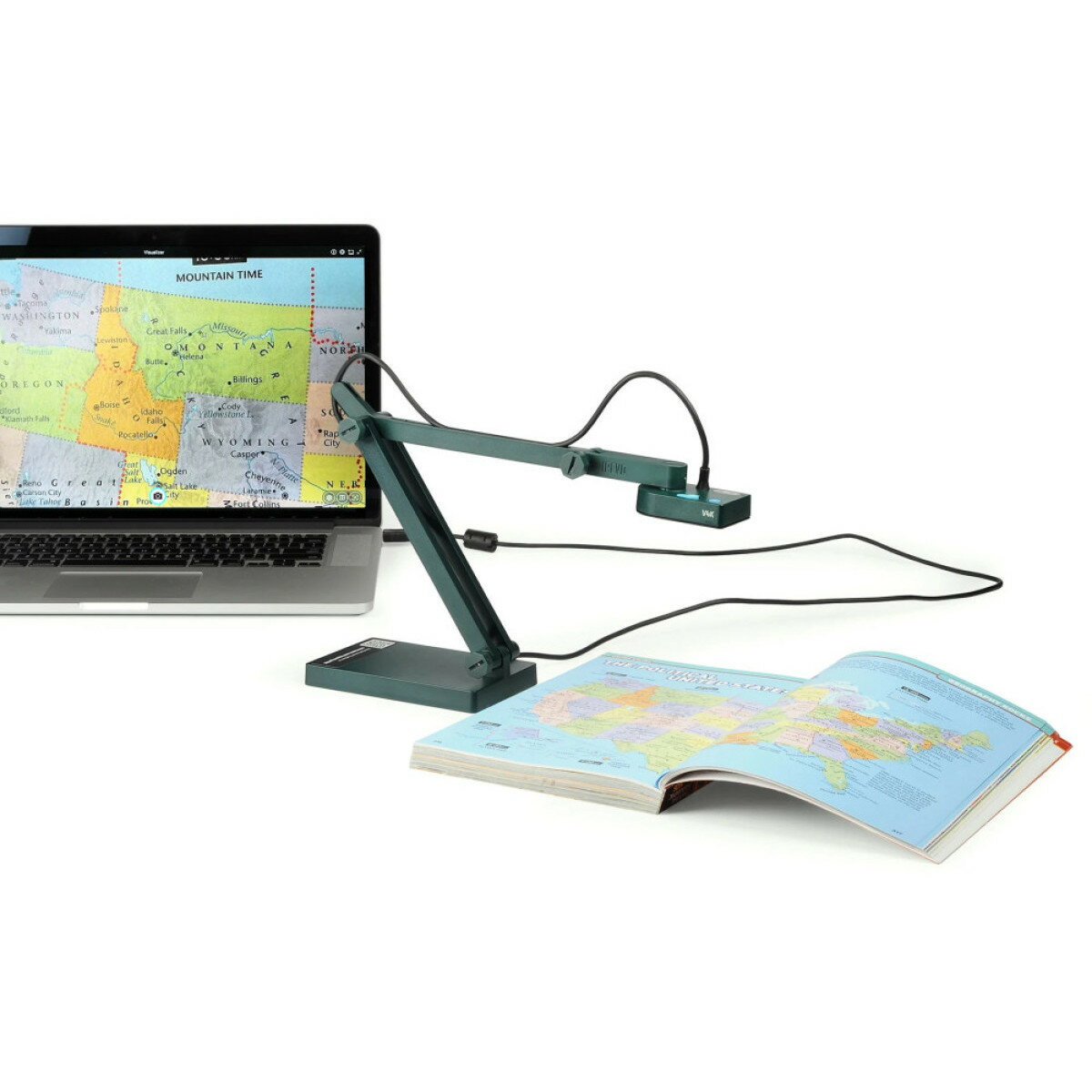 IPEVO V4K 超高解像度USB書画カメラ V4K Ultra HD 8MP USB フルオートフォーカス 800万画素 教育用 スキャナー プロジェクター...