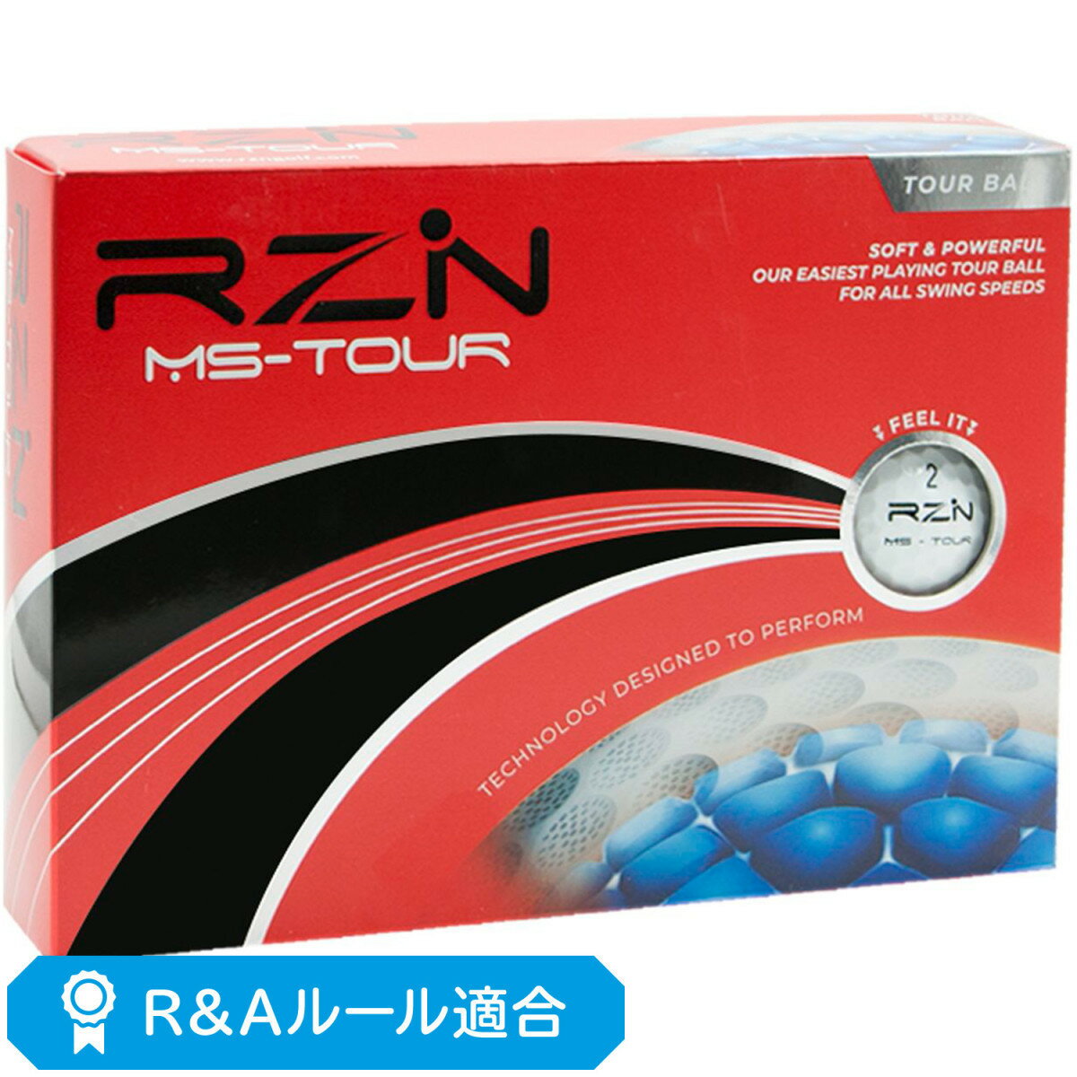 RZN Golf レジンゴルフ MS-TOUR ゴルフボール 1ダース MS-TOUR-BOX